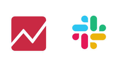 Logos of AppTweak and Slack