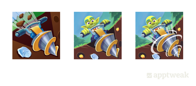 Image - AppQuantum - Gold Goblin A/B/C experiment on Google Play icon. 