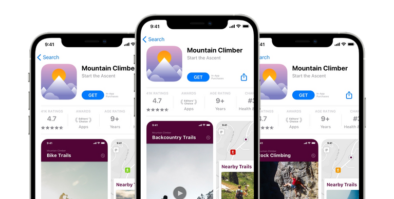 An example of a custom product page