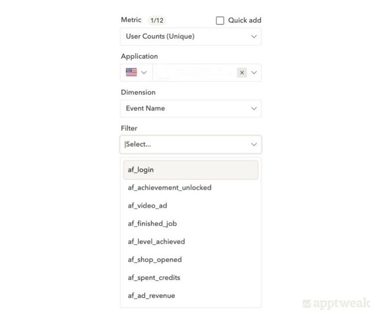 AppTweak-appsflyer Reporting Studio