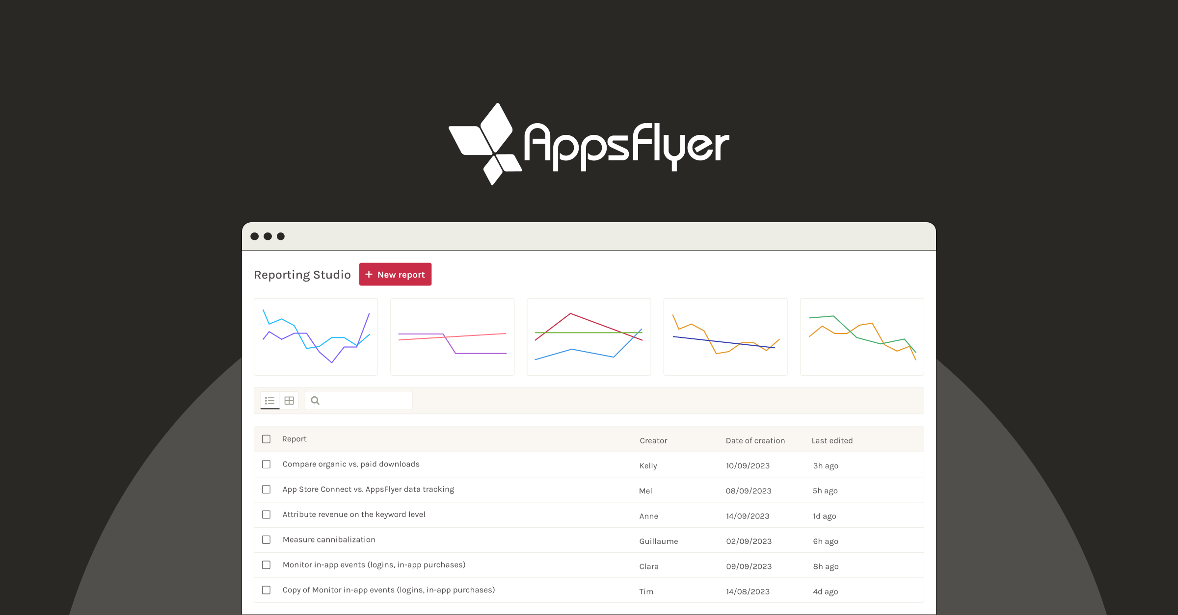 Reporting StudioでAppsFlyerの連携が可能に！