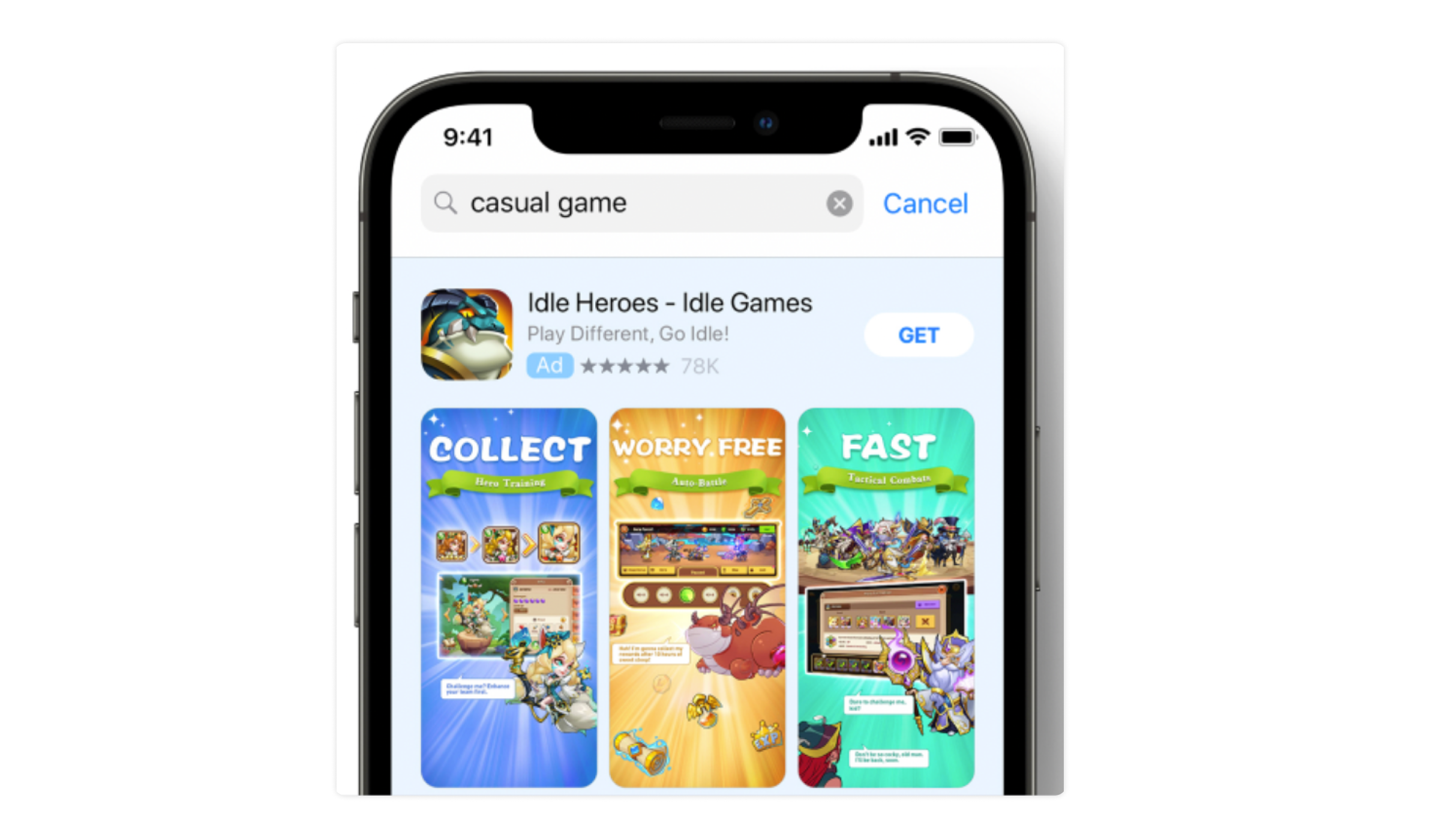 Idle Heroes strategically optimizes its campaigns & increases CVR with Apple Search Ads