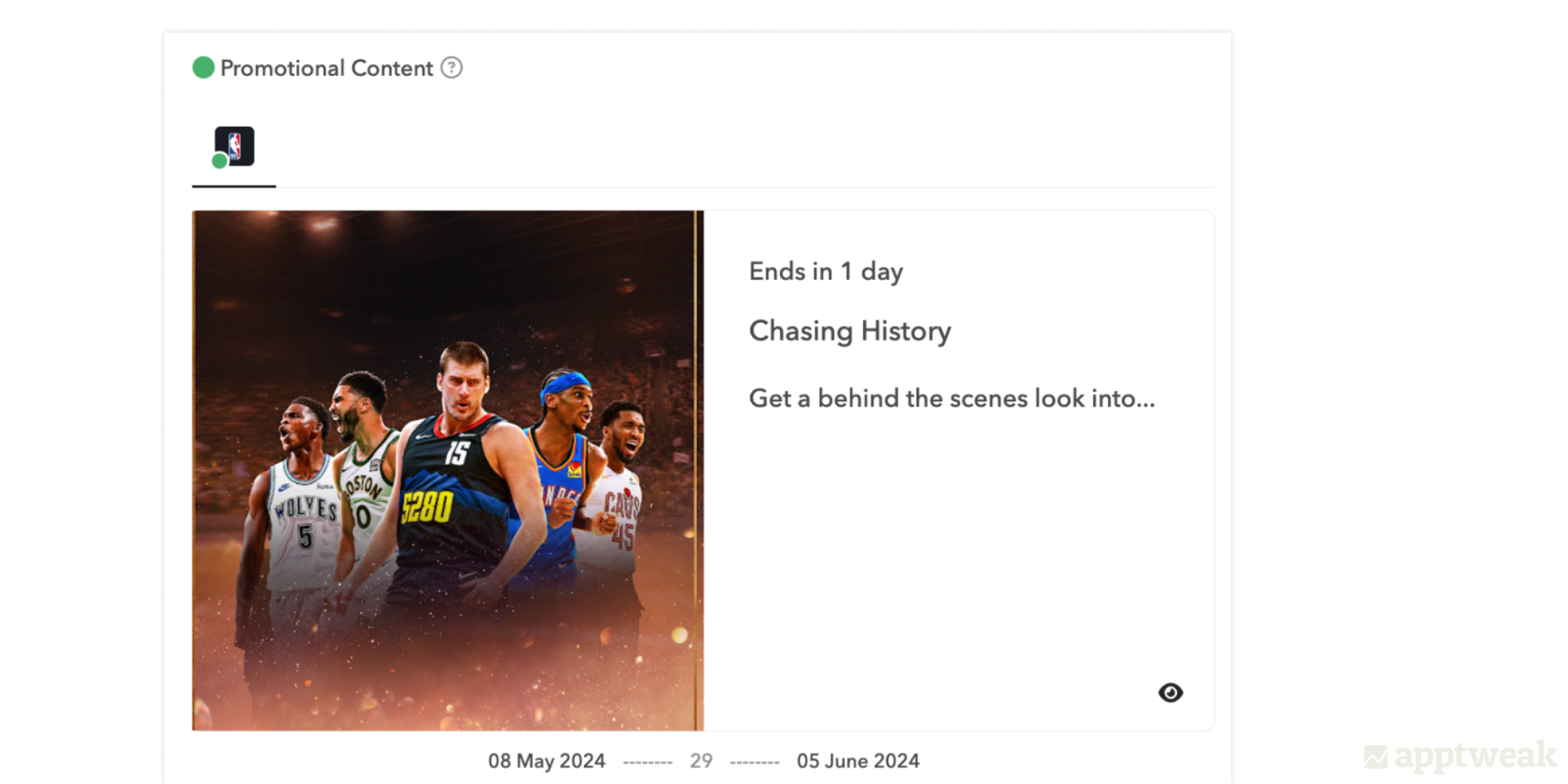 공식 NBA는 Google Play에서 NBA 플레이오프 및 결승전의 비하인드 스토리를 제공하는 시리즈인 Chasing History를 홍보합니다.