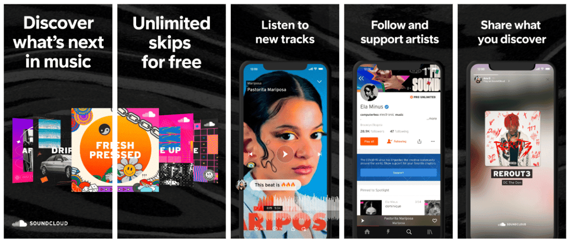 SoundCloud developed a custom product page highlighting the key feature for Apple Search Ads targeting competitor keywords that resulted in a 58% increase in conversion rate