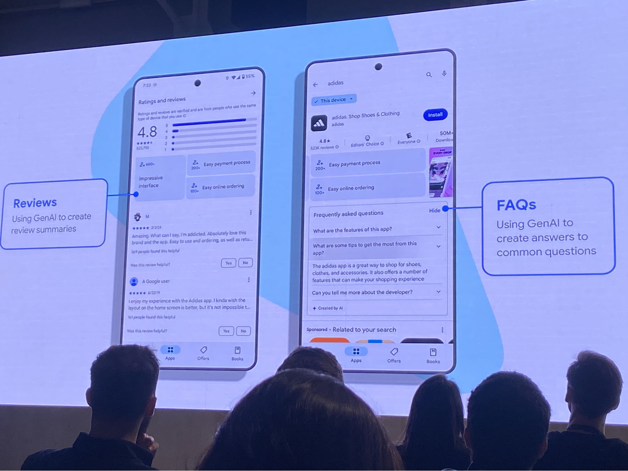 Google PlayTime 2024 - 새로운 AI 생성 기능. 출처: Google