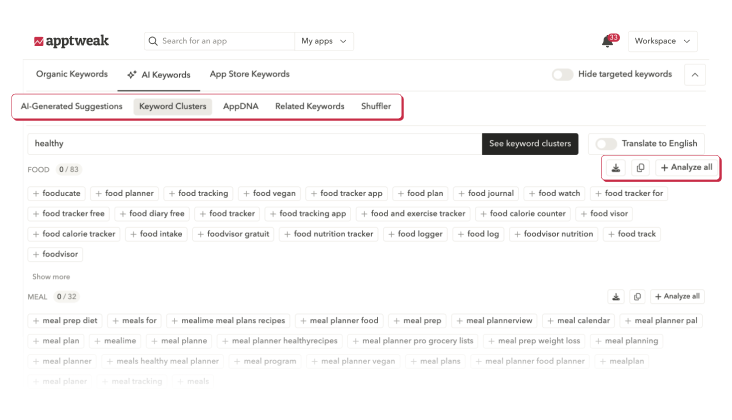 Apple Search Ads Platform - Discover high-value keywords to expand your reach