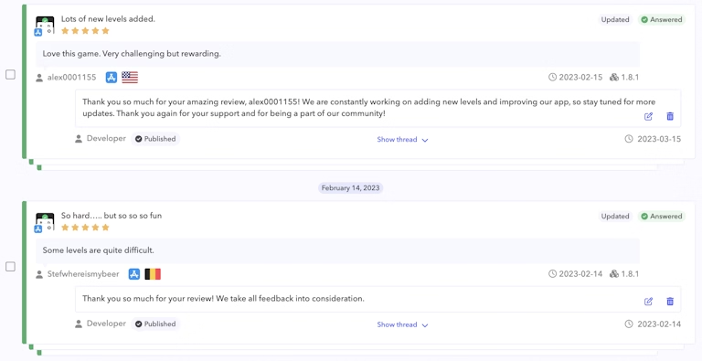 ASO tips: Manage and answer reviews with automation with AppTweak's App Review Manager