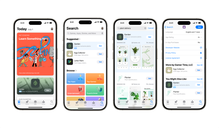 How does Apple Search Ads work: different Apple Search Ads placements in the app store