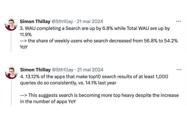 ASO Trends 2025 - Numbers from Apple's App Transparency reports on the potential impact of AI assistants 