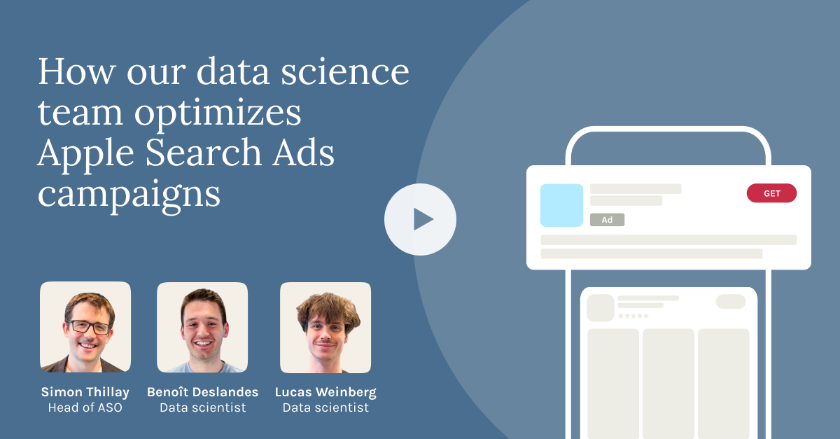 How our data scientists optimize Apple Ads campaigns