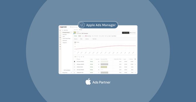 AppTweak is now an Apple Ads Partner
