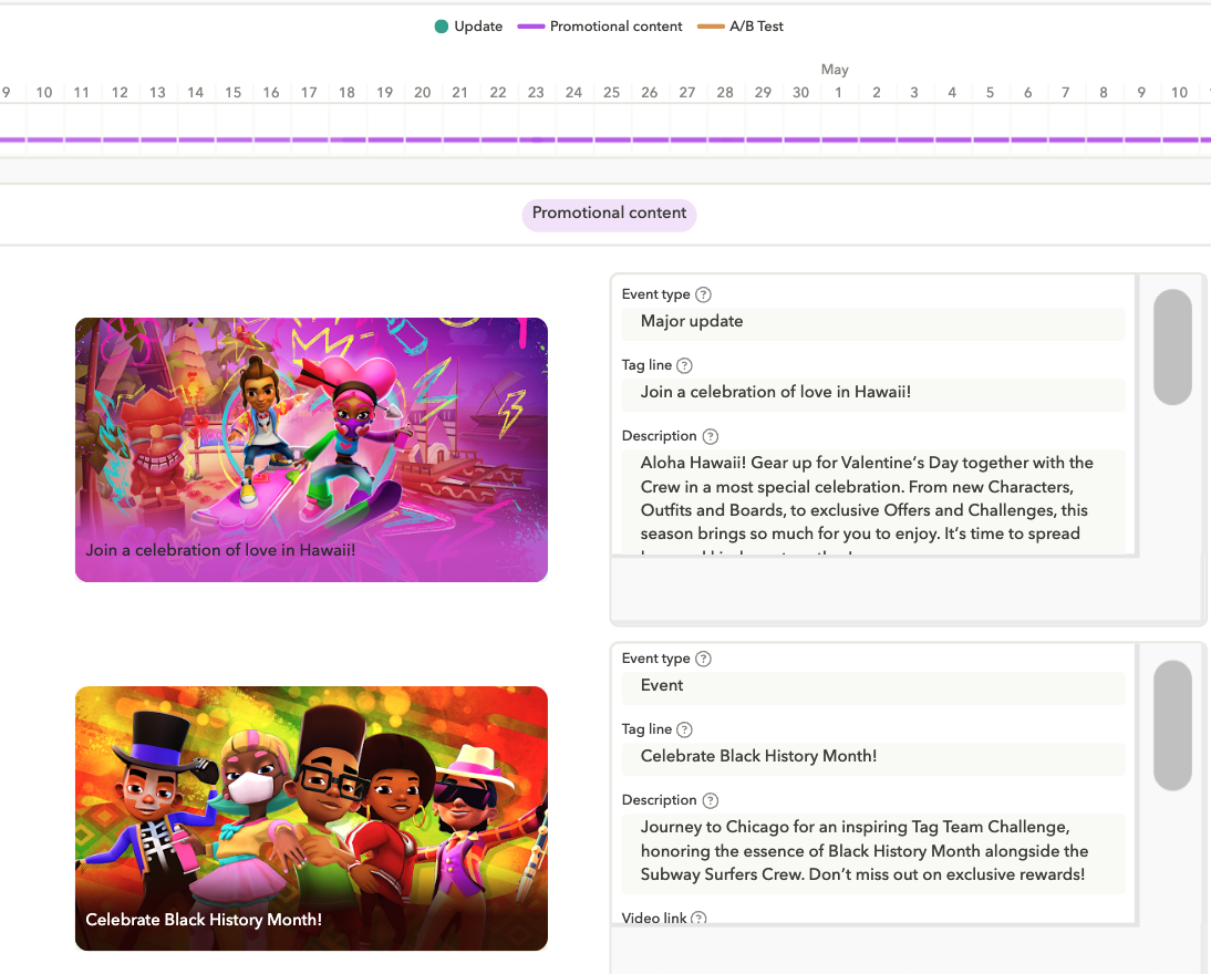 Play Store最適化のアイデア：AppTweakで競合他社の更新を確認し、活用できるギャップを見つけましょう。