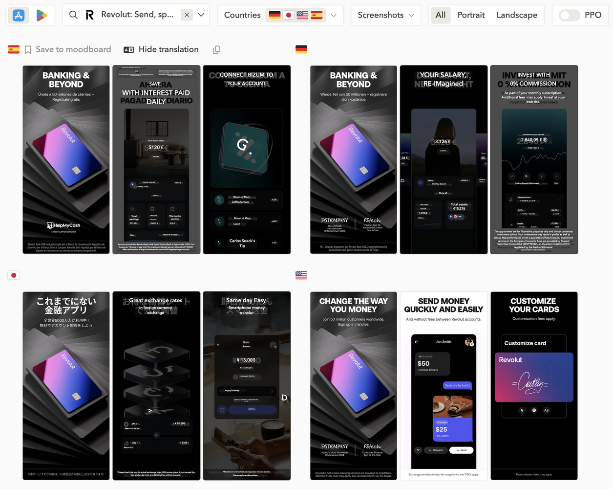 Revolutは、言語だけでなく、信頼、実用性、価値に関するローカルな期待に合わせてメッセージングを適応させています。