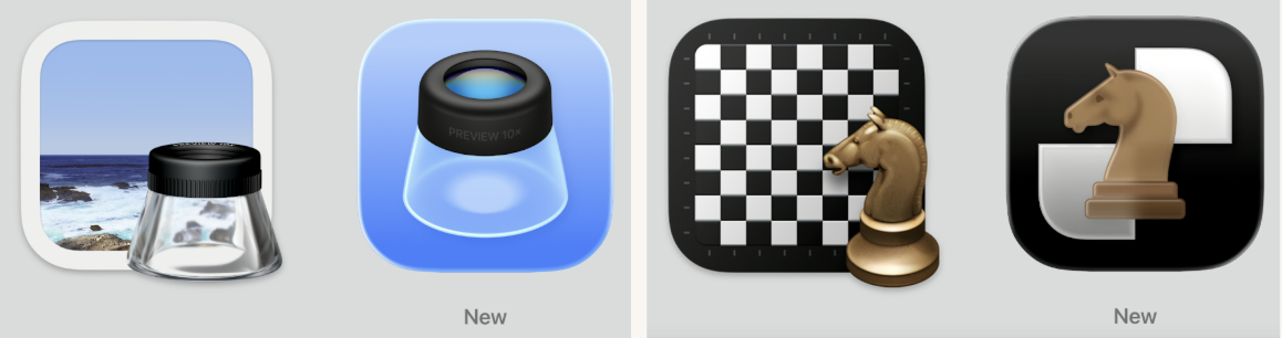 Apple's new icons include 3D objects