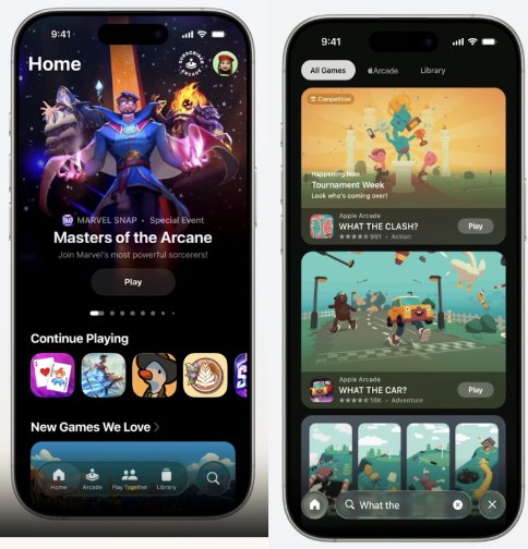 The Games app announced by Apple