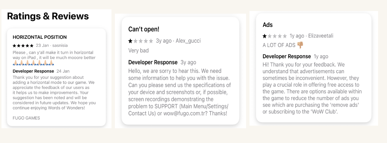 how to respond to app store reviews: an example from Google