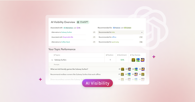 AI Visibility for Games: Is your mobile game recommended in ChatGPT?