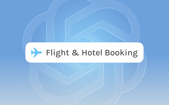 The most visible flight & hotel booking apps in AI search now