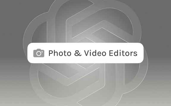 The most visible photo & video editors apps in AI search now