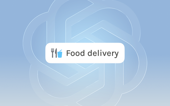 The most visible food delivery apps in AI search now