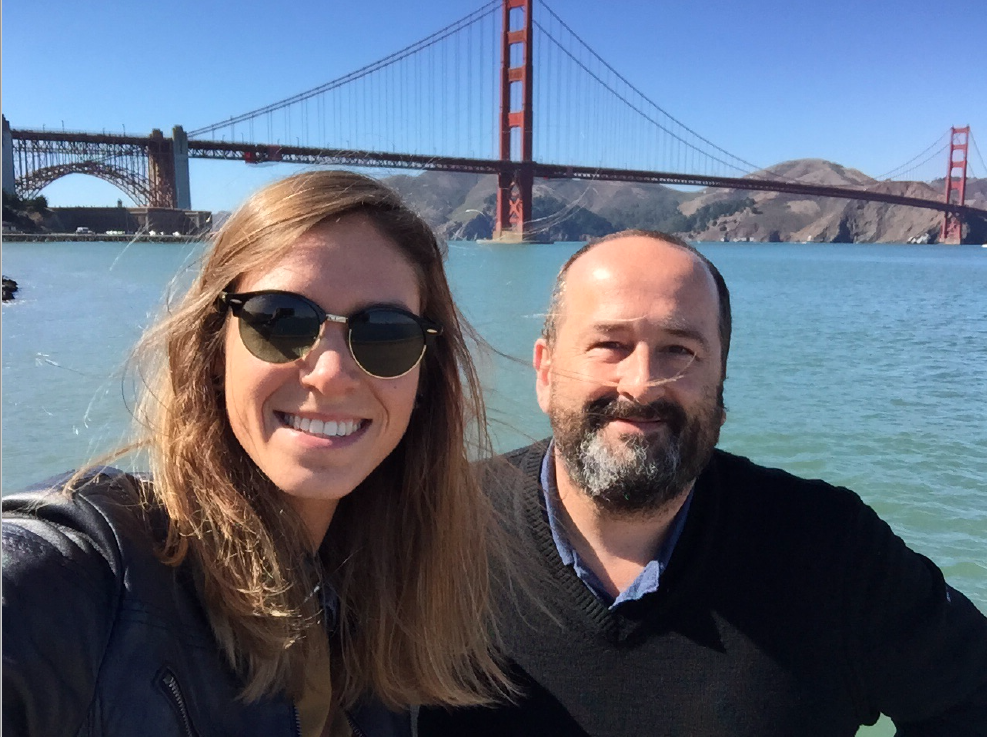 Olivier Verdin and Laurie Galazzo in San Francisco.