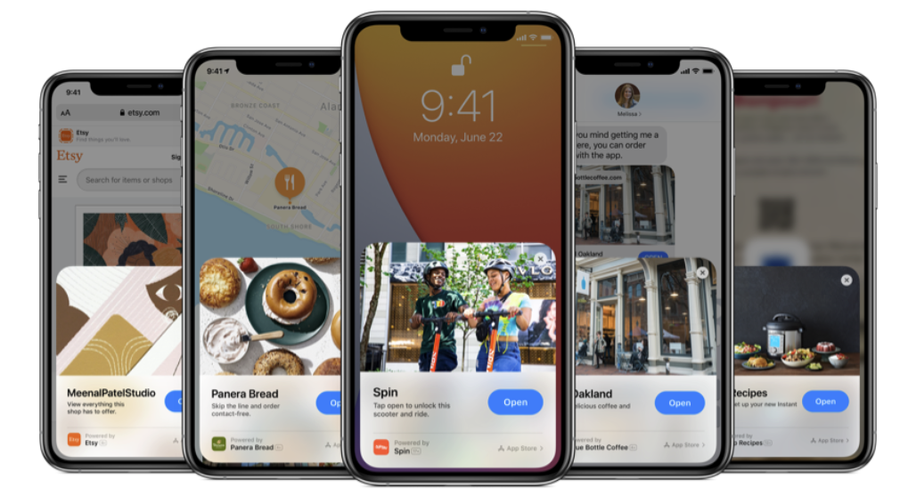 在 iOS 14 中引入 app clips