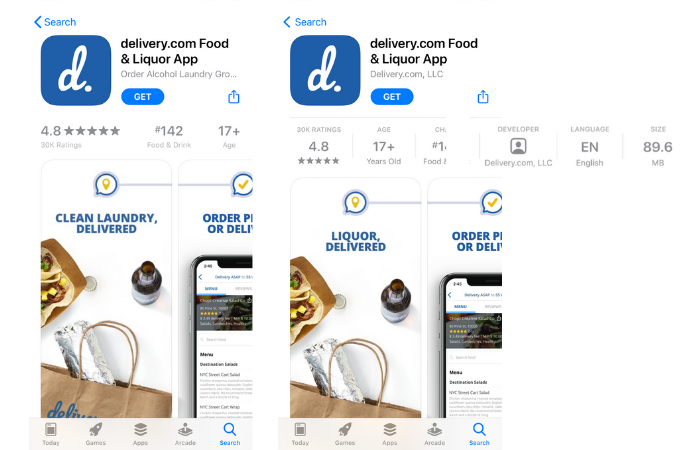 iOS 14 应用产品页面信息面板