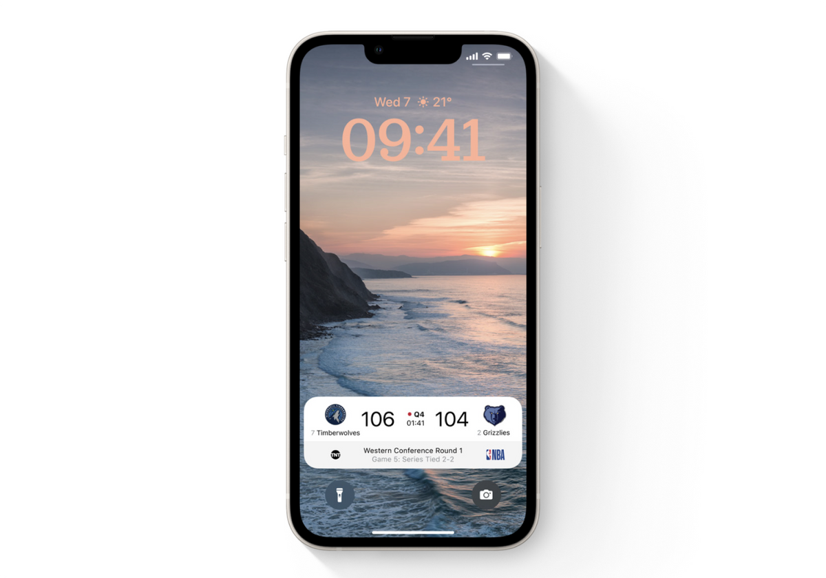 iOS 16 Apple 实时活动